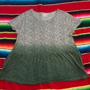 Super soft large ruffle knit blouse